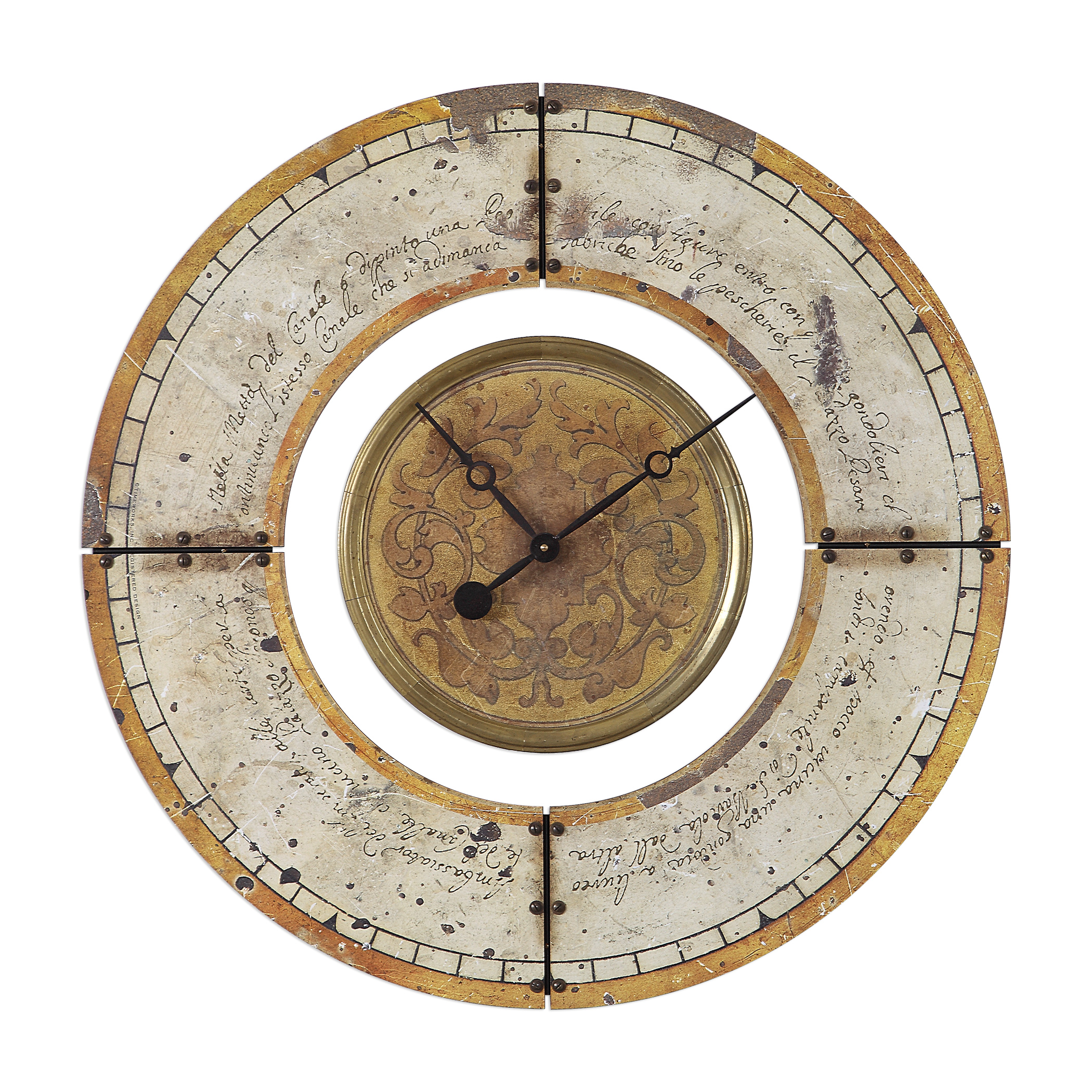 Picture of EZEKIEL WEATHERED WALL CLOCK